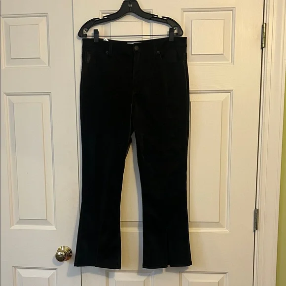 Feax leather black "Jeanne" high rise flare jeans by DEAR JOHN - Picture 2 of 8